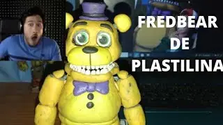 FREDBEAR de plastilina, (basado en la foto que aparece en THE FREDDY FILES: ULTIMATE GUIDE)