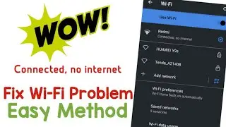 How to Fix WiFi Problem (Connected, no internet)