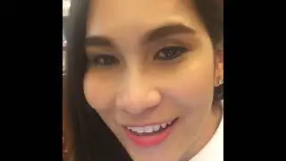 Gorgeous Thai transgender woman talking to her audience