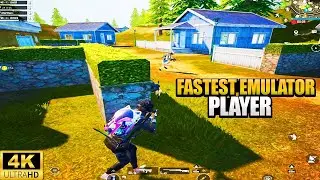Pubg Mobile Fastest Emulator player 🥶😱+hdr90fps FULL RUSH GAMEPLAY/GAMELOOP/4KHDR