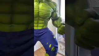 Next time, pick on someone your own size! Huge Hulk Figurine