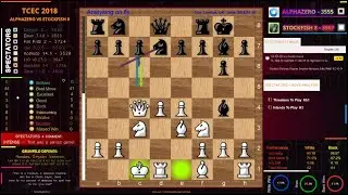 TCEC 2018 - AlphaZero vs Stockfish | Round: 11395366094644141364 | Chess Engines Battle