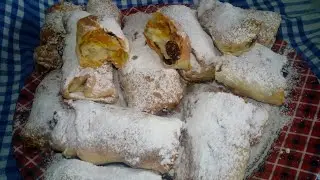 Пита со тиква  суво грозје ореви и кокос.Pie with pampkin.(Рецепт има испод видео детаљно опис).