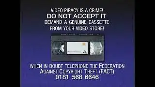 1995-2005 UK VHS Anti Piracy Warning Reconstruction