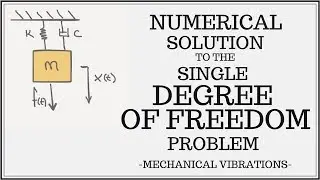 Numerical Solution to the Single Degree of Freedom (SDOF) Problem - Part 1 - Mathematical Derivation