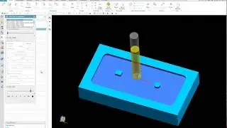 Milling operation without part solid model