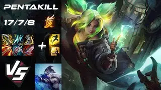 BOTTOM Zeri vs Ashe [PENTAKILL] - NA Grandmaster Patch 14.17