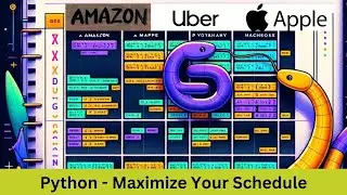 Amazon,Apple,Uber|Python Data Engineer Interview preparation|Find the Most Meetings You Can Attend