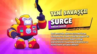 SURGE Yeni Karakter🔥BrawlPass Ödülleri💯13000 Kupa🏆Brawlstars