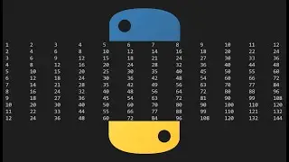 Multiplication Table in python | beginner tutorial