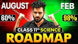Class 11 Science Roadmap July to February | How to Score 98% in Exams 2026-27