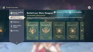 [Genshin Impact] Battlefront: Misty Dungeon - Healing Trial
