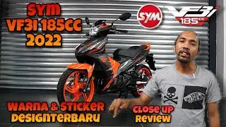 Warna & Design Terbaru SYM VF3i 185cc 2022 | Close Up Review