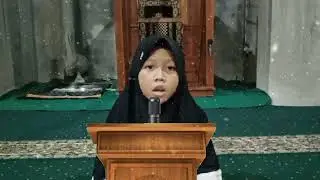 Latihan Pidato Adek Thalita
