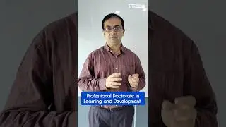 Professional Doctorate in Learning and Development l 