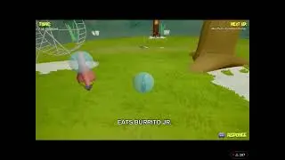EATS BURRITO JR (helicopter noises)
