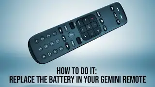 How to replace the batteries in a DIRECTV Gemini Remote