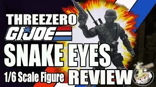 ThreeZero G.I. Joe SNAKE EYES 1/6 scale Figure Review
