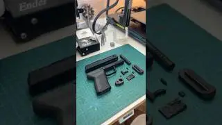 I 3D Printed a Gun | just for my pegboard (It's not real) #3dprinting #3d #3dprinter #gun