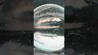 Snow Globe Illusion with Particles in Blender 