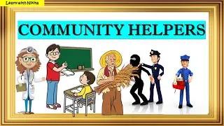 Community Helpers| who are community helpers |Learn with Nikita| community helpers for kids