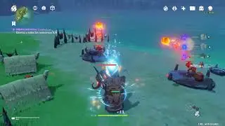 Genshin Impact infinite plunging attack O.o