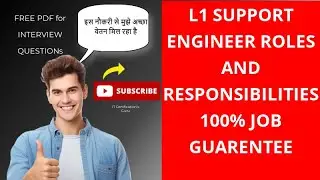 L1 Support Engineer Roles and Responsibilities | L1 Support Engineer Kya karta hai? 