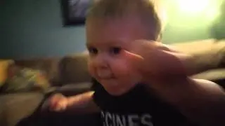 One year old pro walking practice - Family Mini Vlog Feb 7th 2016