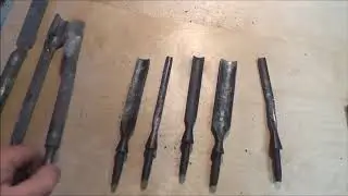 Как я пробовал калить резцы по дереву часть 1 / How I tempered wood cutters