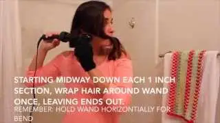 Hair How To Folica: How to Create Hair Bend with Sedu Curling Wand and Fave4 Texture Spray