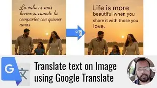 Translate text on Image using Google Translate
