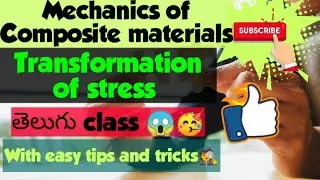 II Transformation of Stress II Mechanics of Composite materials II