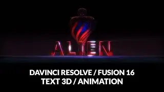 Animate text 3D in Davinci Resolve/Fusion 16