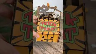 Trick or Treat 👻 Laser Cut Halloween Candy 🍬 Box with NEJE Max4