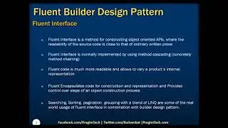 Fluent Builder Design Pattern