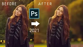 How To Professional Blur Background In Adobe Photoshop in 2021 | Photoshop In Hindi