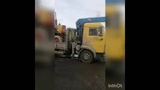 Экскаватор ЮМЗ. Осмотр транспортировка, загрузка, выгрузка.