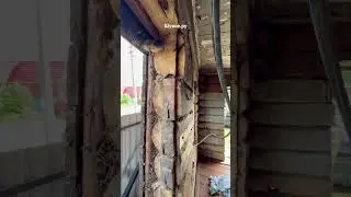 Как раньше устанавливали окна в дом. колоды, обсада для окон и дверей