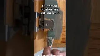 How to paint around hinges!