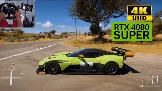 RTX 4080 SUPER Gameplay | Aston Martin Vulcan | Fanatec steering wheel