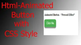 How to Create a Animated Button-
