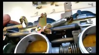 Чистка и настройка Карбюраторов, на Yamaha YZF R1 1999 г 1.5 - 2 оборота. 