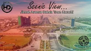 Drone View of Jinnah Avenue Bahria Karachi | 