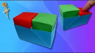 Origami facile : Antistress. Double bouton interrupteur