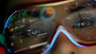 Retro Style Cyber Glass HUD - Unrealengine 5.