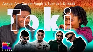 Anuel AA, Casper Magico, Luar La l & Izaak - Toki 🇭🇹REACTION🇺🇸
