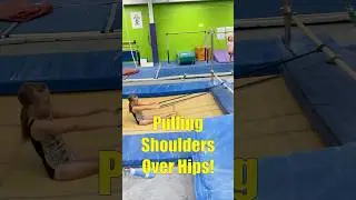 How to finish your kip!  #unevenbars #gymnastics #howto #kip