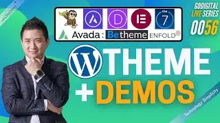 WordPress Themes with Pre-Built Demo/Template | 0056 #TechnologySimplicity #GoDigital Live Series