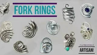 Fork rings - Flatwearable Artisan Jewelry