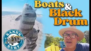 Boat Fishing & Black Drum off Oak Island